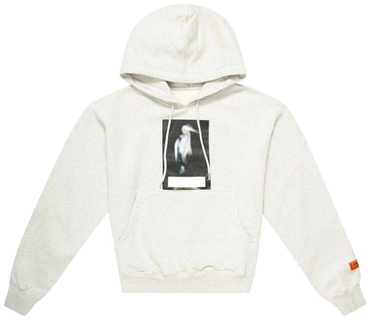 Heron Preston Censored Heron Hoodie Grey Melange