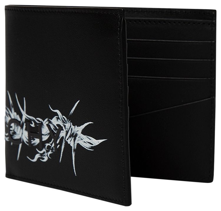 Givenchy Barbed Wire Bifold Wallet Black