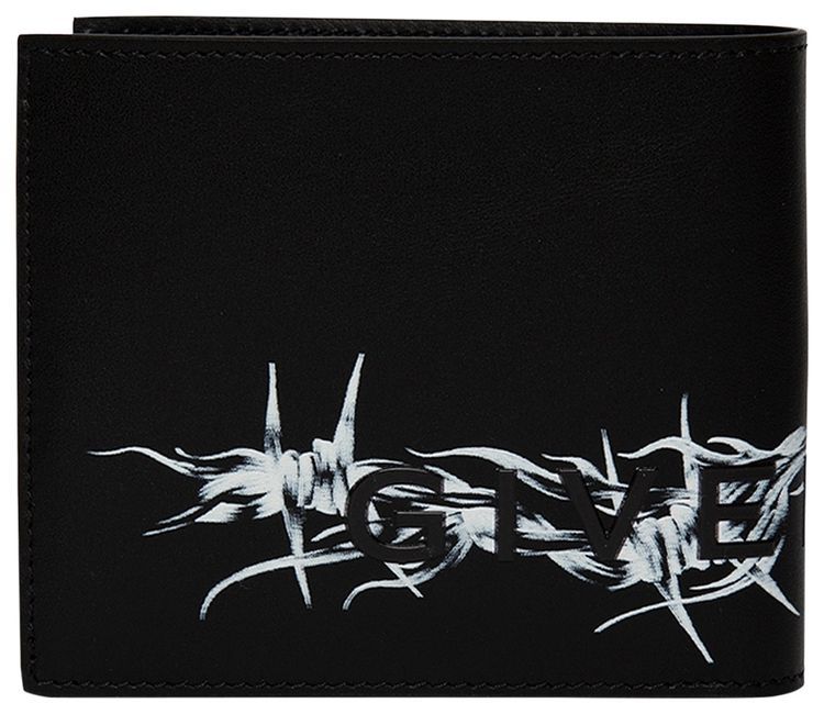 Givenchy Barbed Wire Bifold Wallet Black