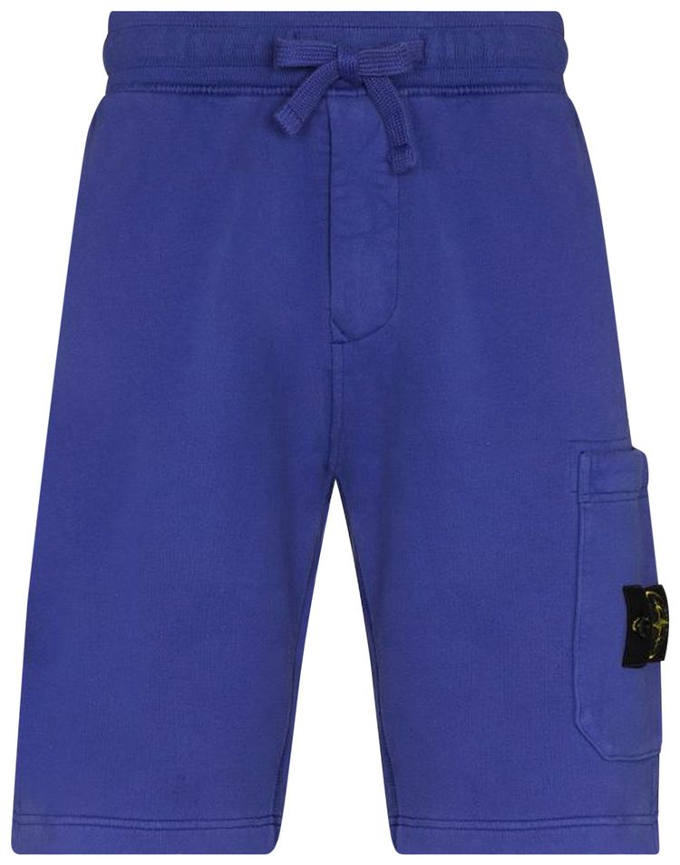Stone Island Fleece Shorts Periwinkle