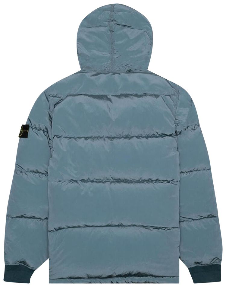 Stone Island Real Down Jacket Mid Blue