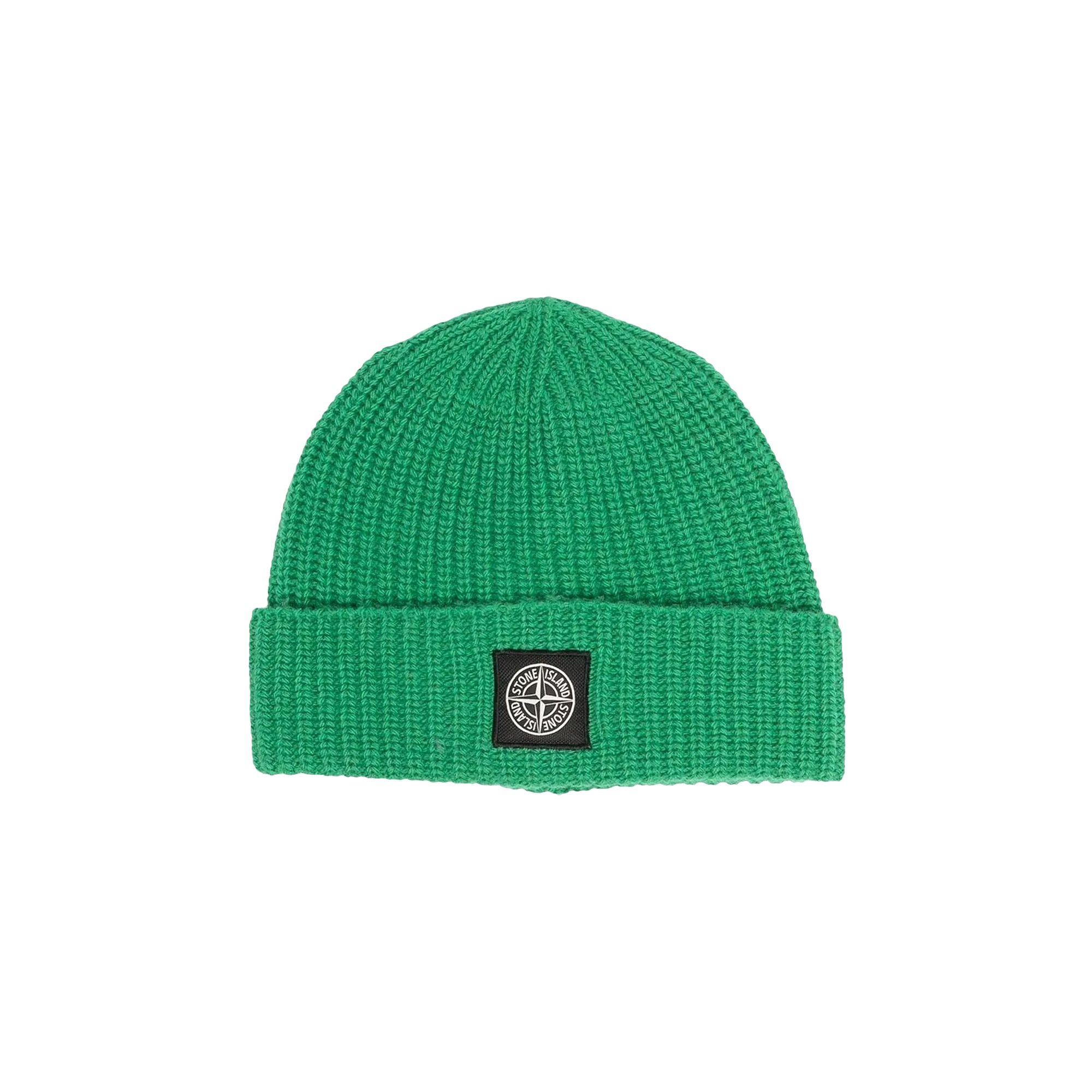 Stone island beanie green store