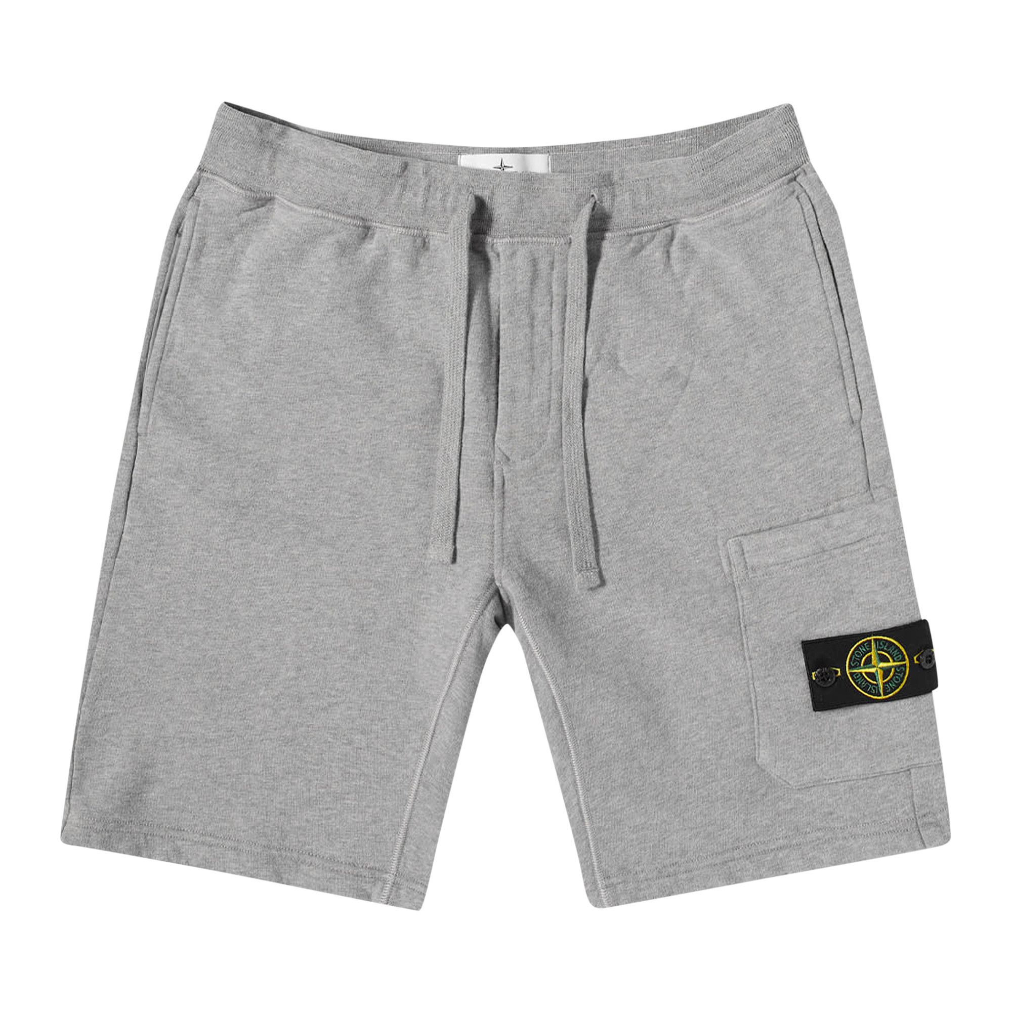 Grey stone island shorts deals