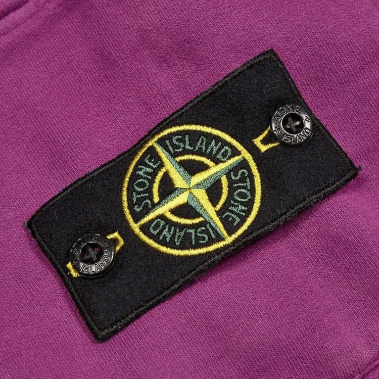 Stone Island Fleece Shorts Purple