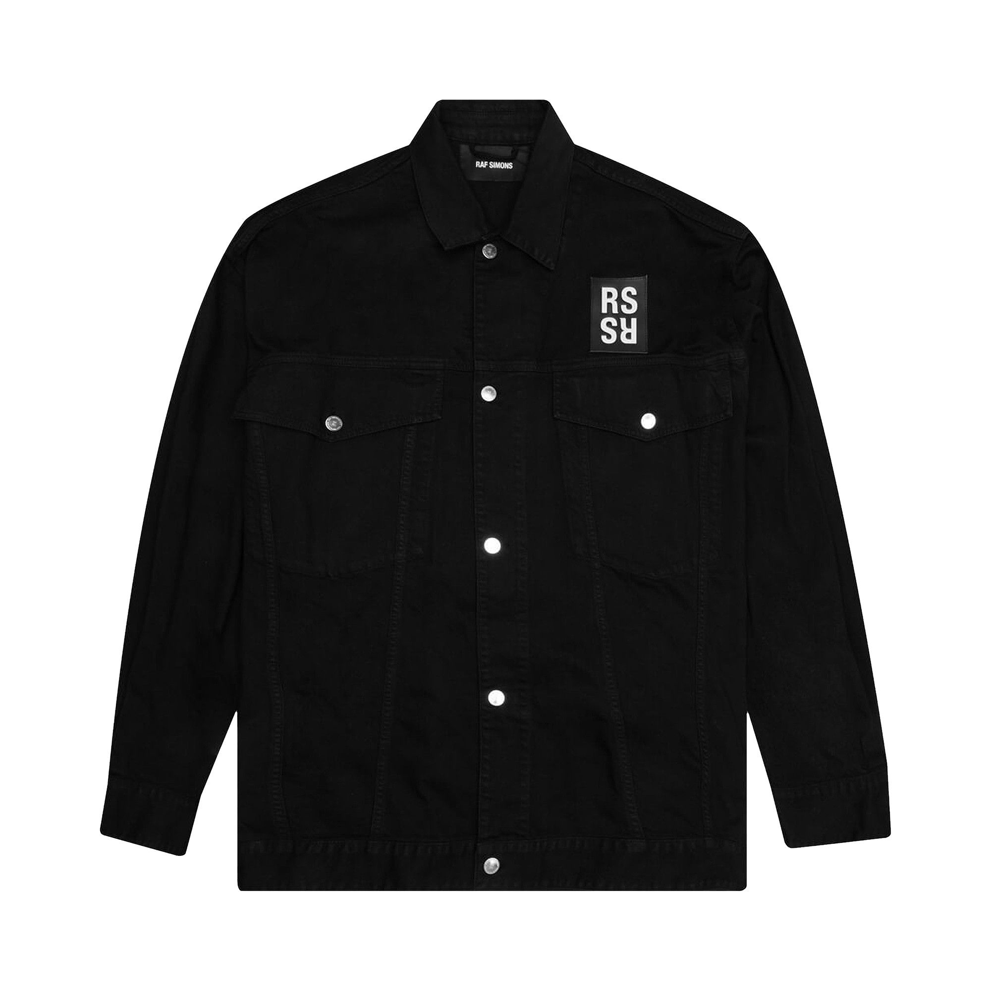 Buy Raf Simons Oversized Denim Jacket 'Black' - 212 M723