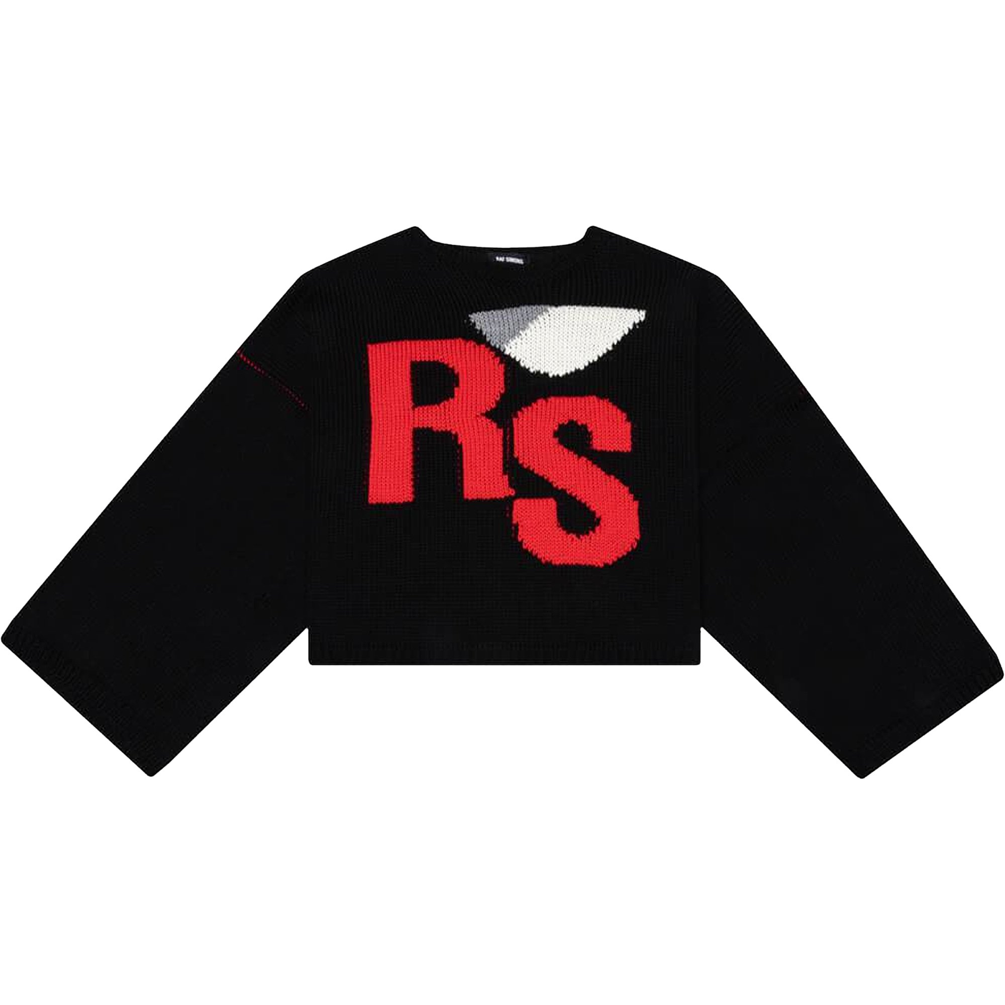 Buy Raf Simons RS Knit Sweater 'Black' - 212 845B 0099 | GOAT