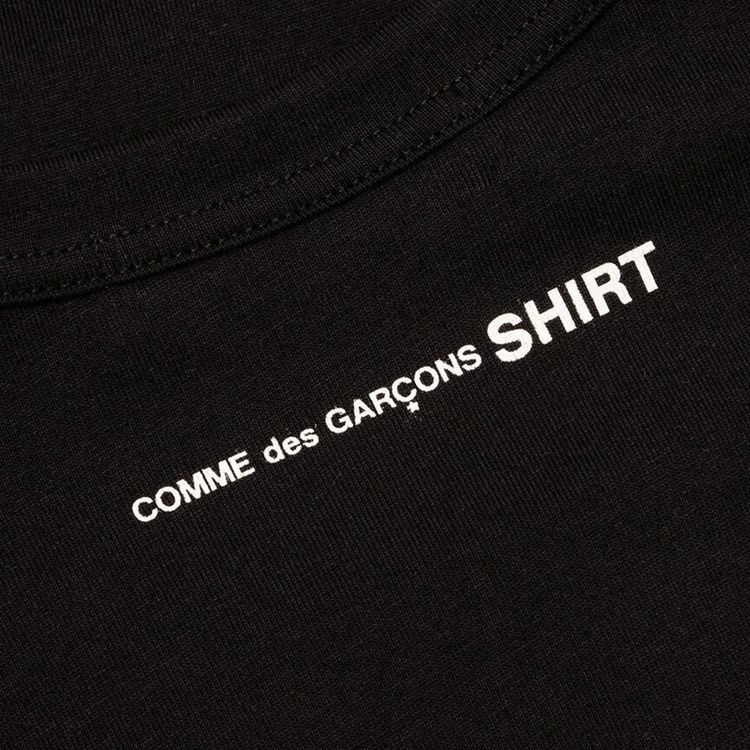 Comme des Garcons SHIRT Small Back Logo SS Tee Black