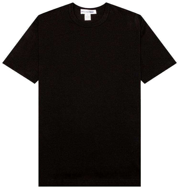 Comme des Garcons SHIRT Small Back Logo SS Tee Black
