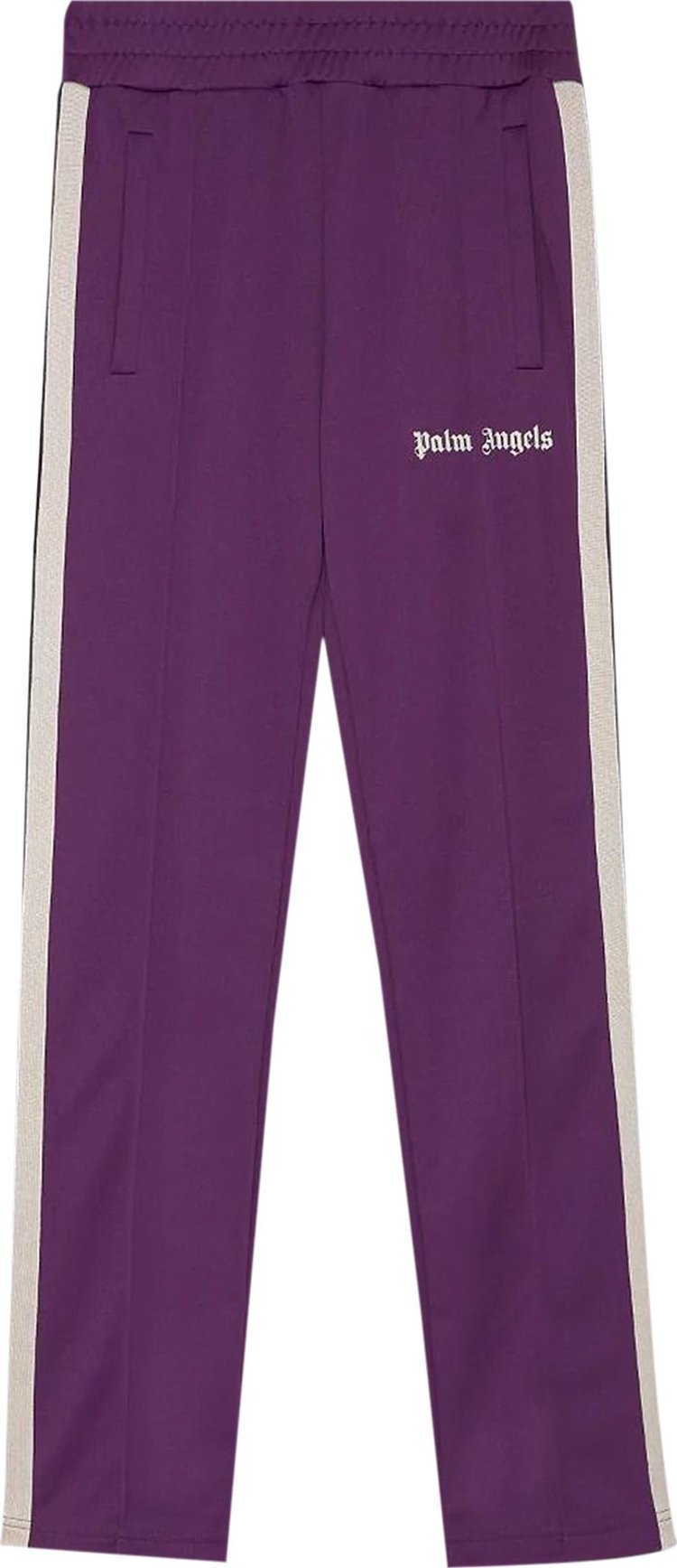 Palm Angels Classic Track Pants 'Burgundy/Off White'