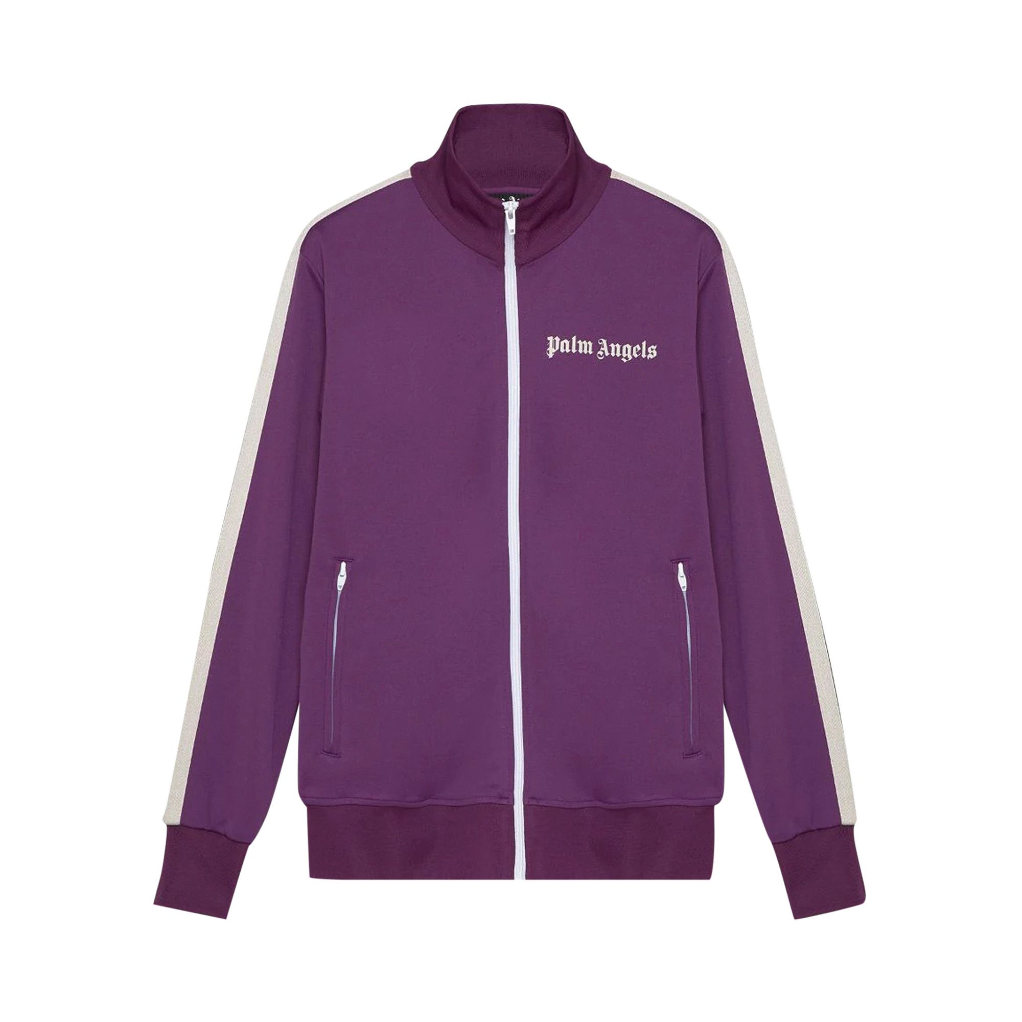 Buy Palm Angels Classic Track Jacket 'Burgundy/Off White