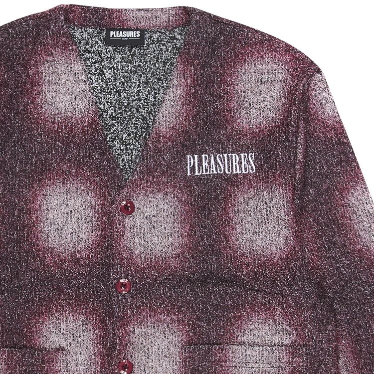 Pleasures Spray Cardigan Red