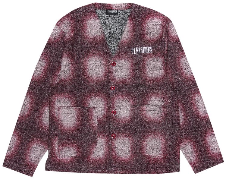 Pleasures Spray Cardigan Red