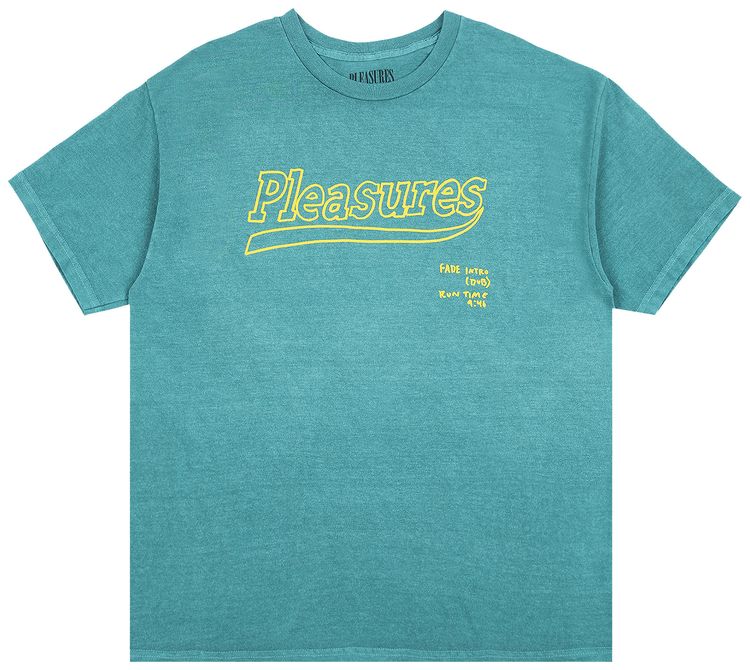 Pleasures Dub Pigment Dye T Shirt Green