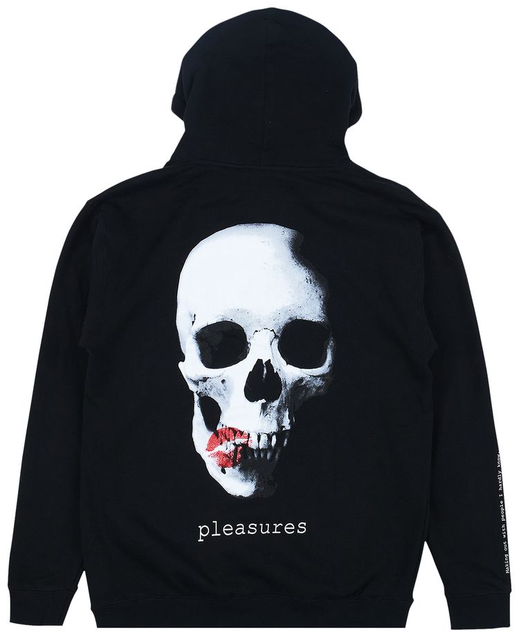 Pleasures Make Out Hoodie Black