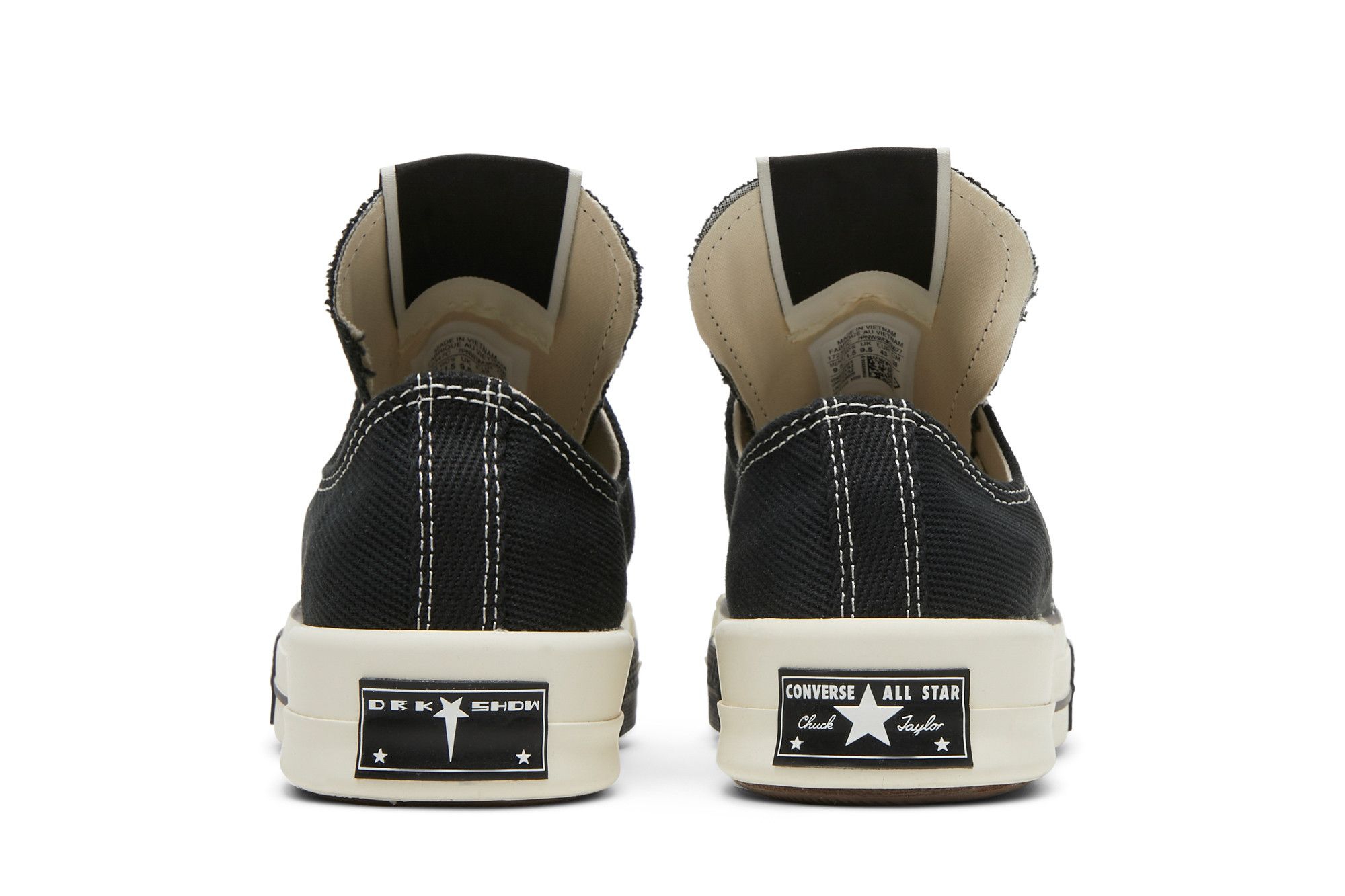 Buy Rick Owens x Converse DRKSHDW DRKSTAR Chuck 70 Low 'Black