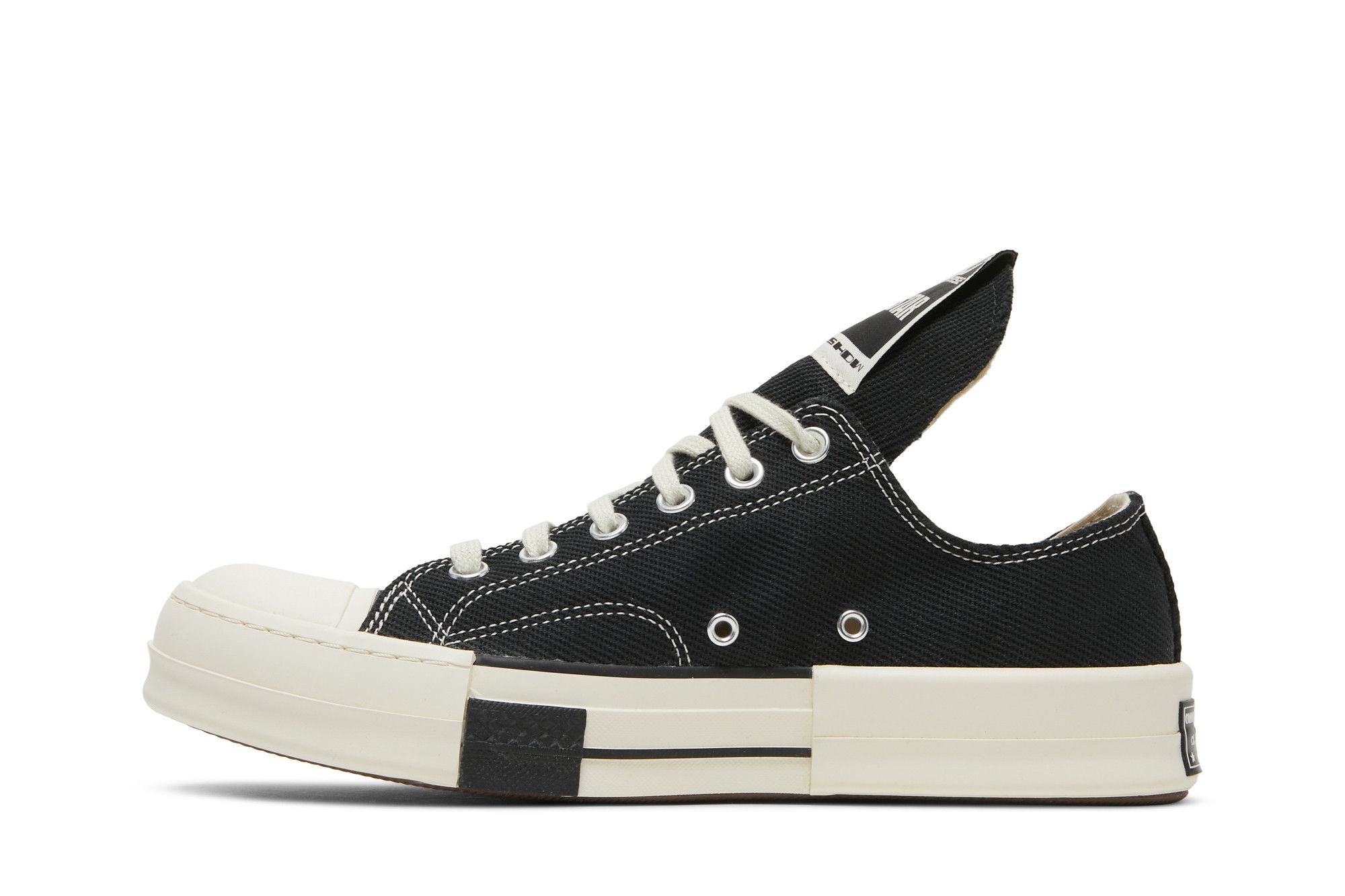 Buy Rick Owens x DRKSHDW DRKSTAR Chuck 70 Low 'Black