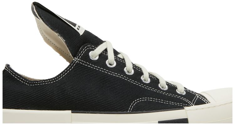 Rick Owens x DRKSHDW DRKSTAR Chuck 70 Low Black