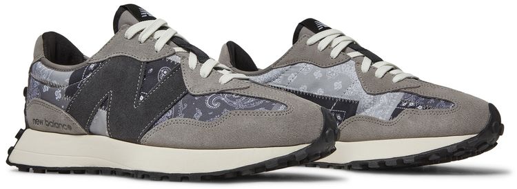 Shoe Palace x New Balance 327 Unity Pack   Heritage Grey
