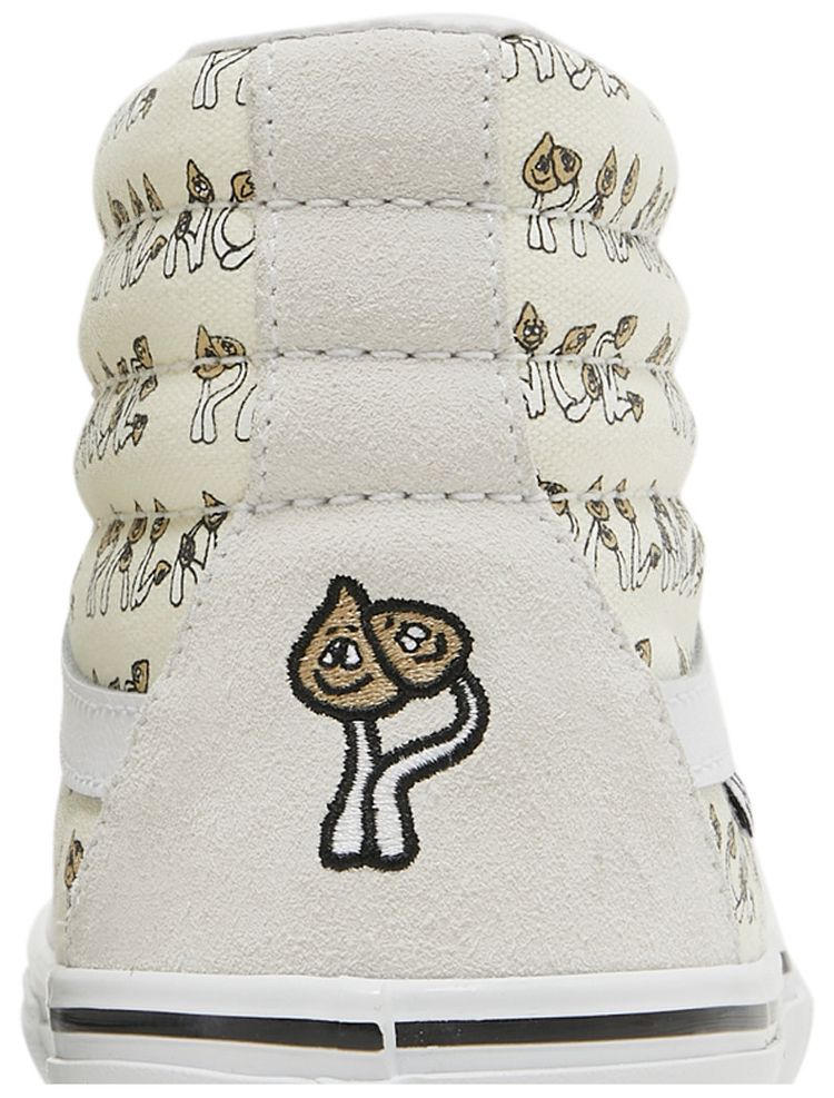 Palace x Vans Sk8 Hi Mushrooms   Marshmallow