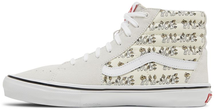 Palace x Vans Sk8 Hi Mushrooms   Marshmallow
