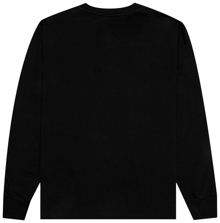 Palm Angels Bandana Print Long Sleeve Tee BlackLight Grey