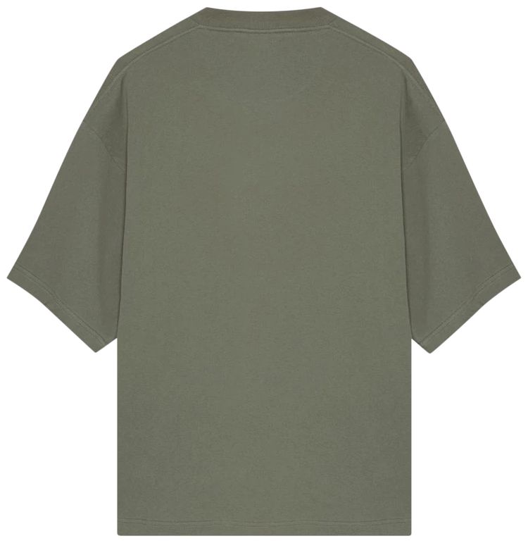 Palm Angels Bandana Print Tee MilitaryLight Grey