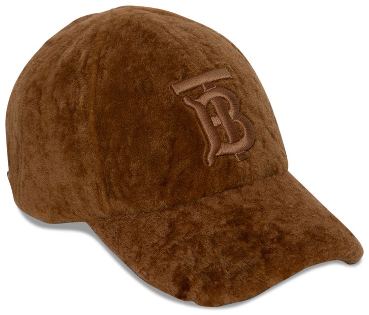 Burberry Teddy Logo Baseball Cap Brown