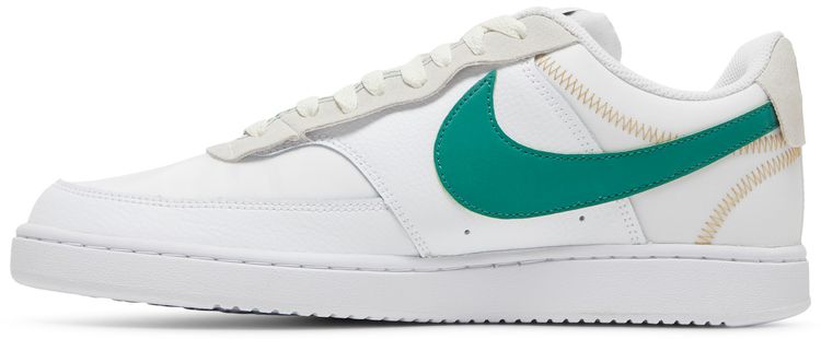 Nike Court Vision Low Premium First Use   White Green Noise