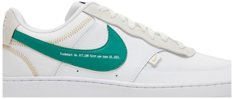 Nike Court Vision Low Premium First Use   White Green Noise