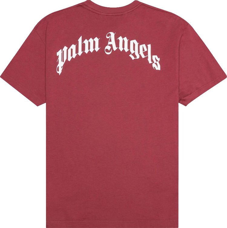 Palm Angels Bear Classic Tee BurgundyBrown