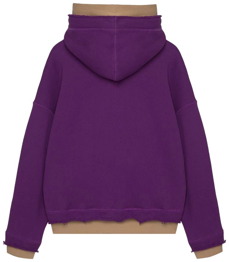 Palm Angels Bandana Print Hoodie Light Grey