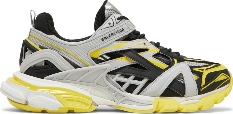 Buy Balenciaga Track.2 Sneaker 'Grey Yellow' - 568614 W3AE3 7290 | GOAT