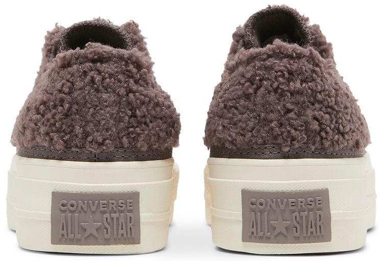 Converse Wmns Chuck Taylor All Star Platform Low Cozy Sherpa   Violet Ore