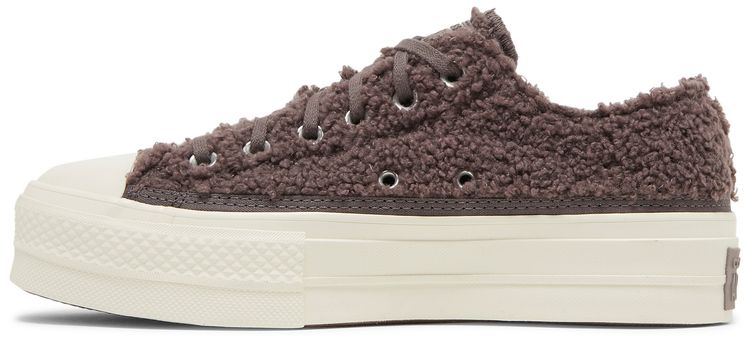 Converse Wmns Chuck Taylor All Star Platform Low Cozy Sherpa   Violet Ore