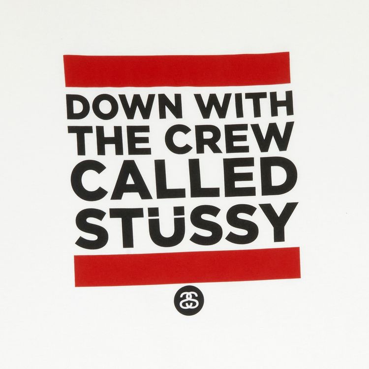 Stussy Down With The Crew Tee White