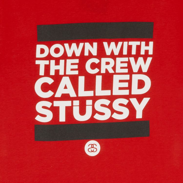 Stussy Down With The Crew Tee Red