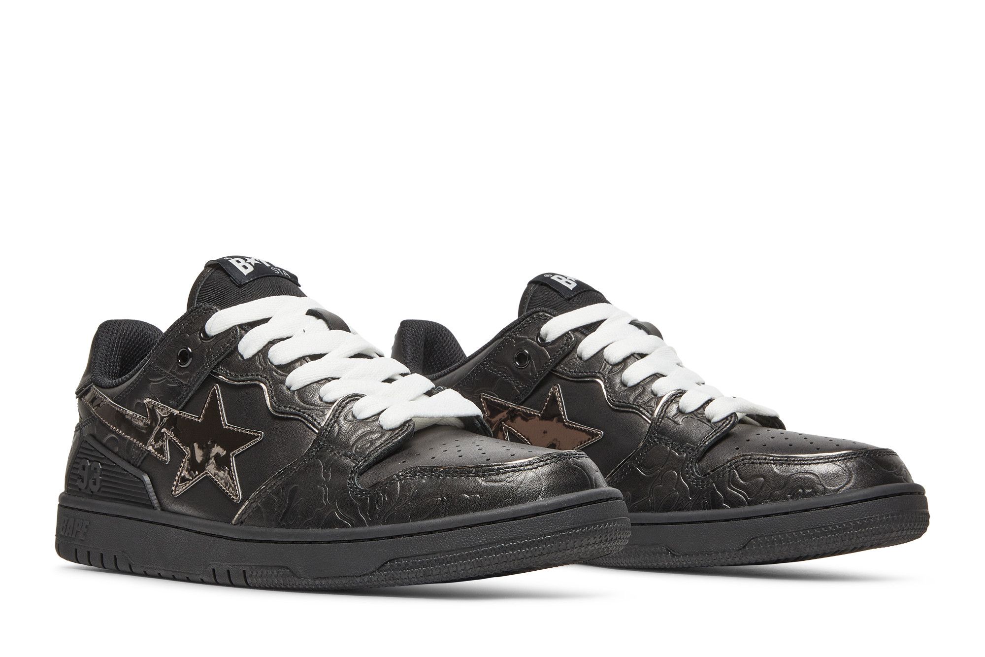 Buy BAPE Sk8 Sta Low 'Black' - 1H80191012 BLK | GOAT