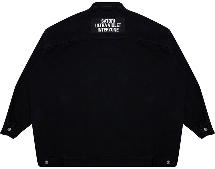 Raf Simons Oversized Denim Jacket Black