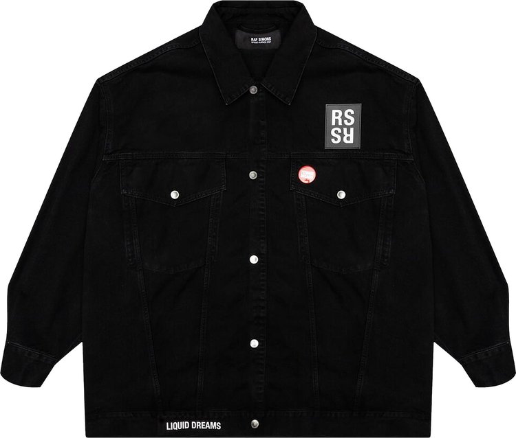 Raf Simons Oversized Denim Jacket 'Black'