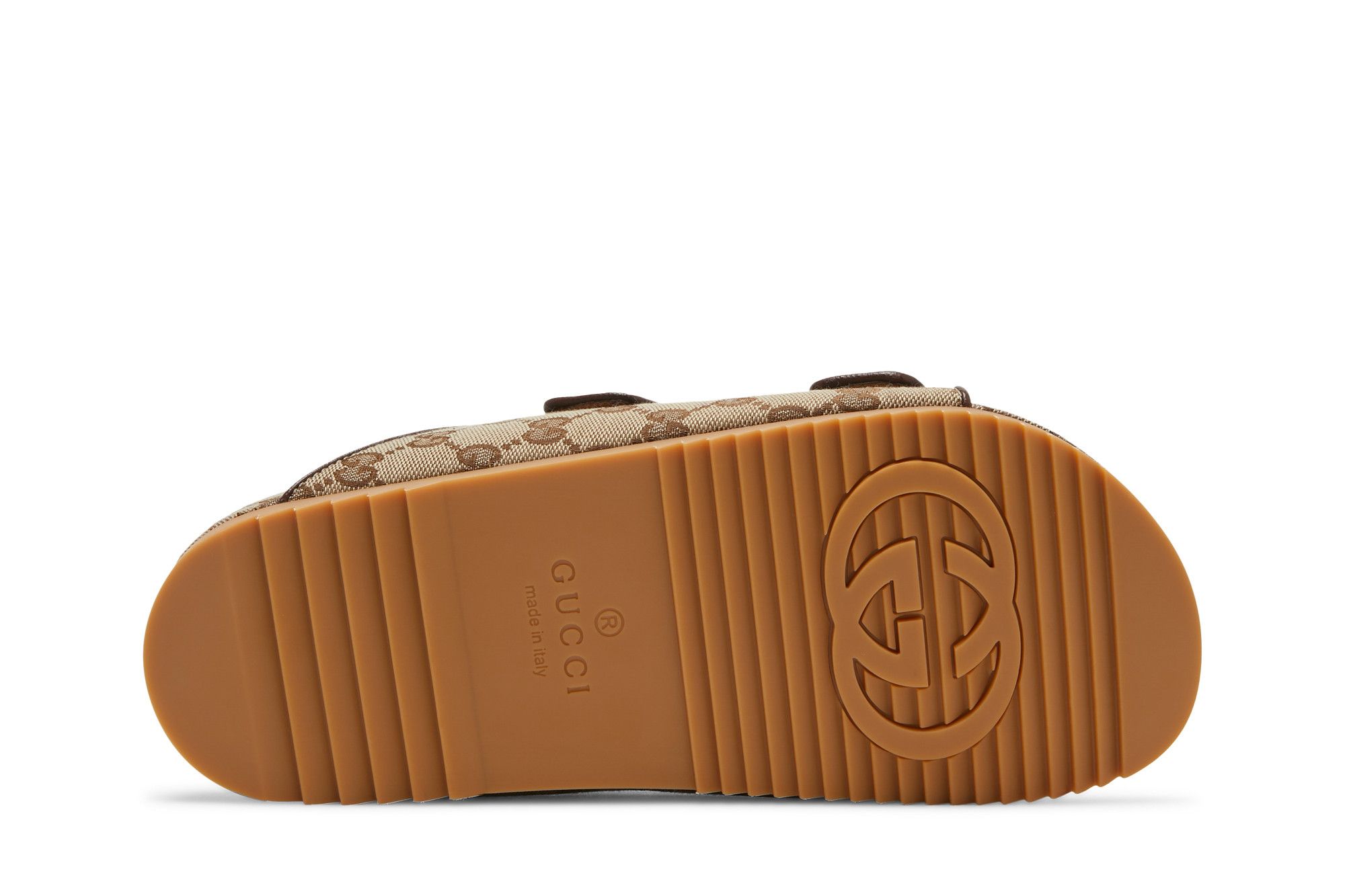 GUCCI★GG ストラップ付き スライドサンダル 658020 2HK60 9791 GUCCI☆GG ストラップ付き スライドサンダル 658020 2HK60 9791