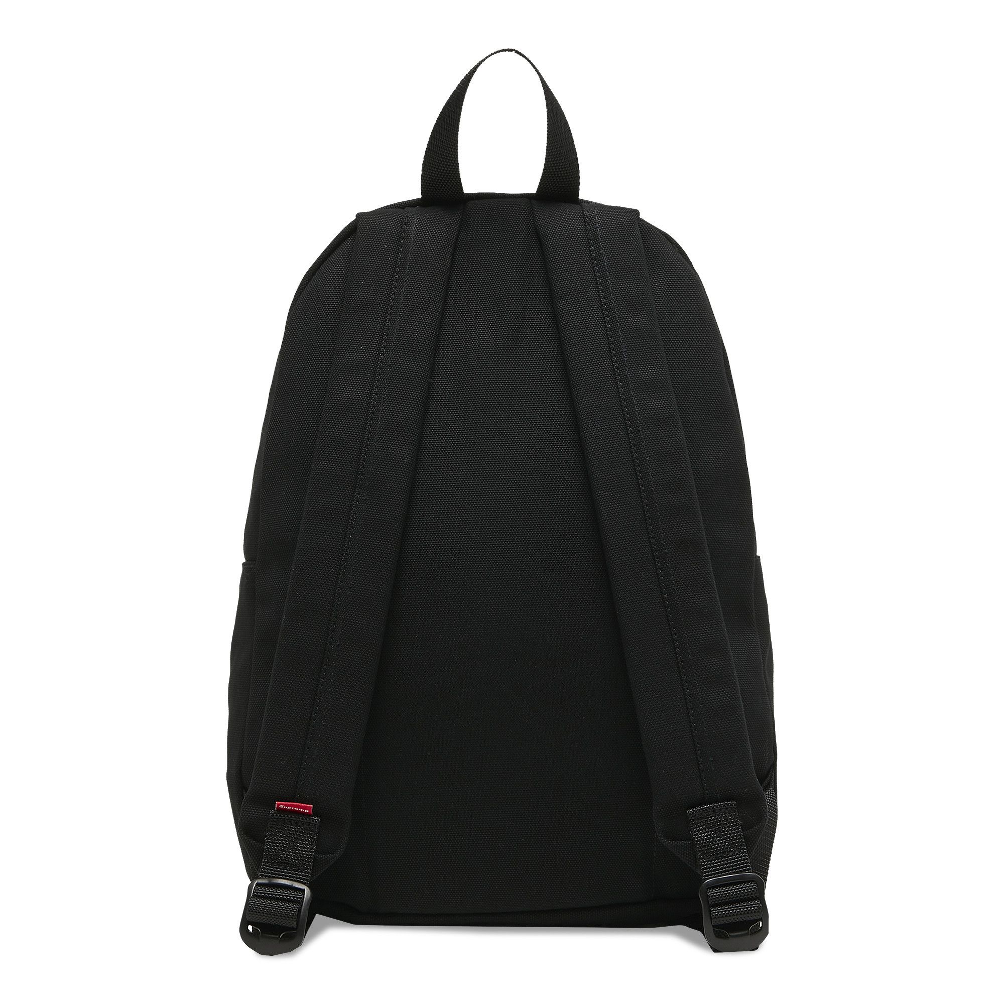 Supreme black canvas backpack 2025