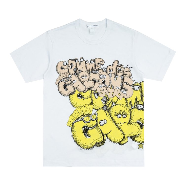 Comme des Garçons SHIRT x KAWS Printed T-Shirt Print 6 'White'