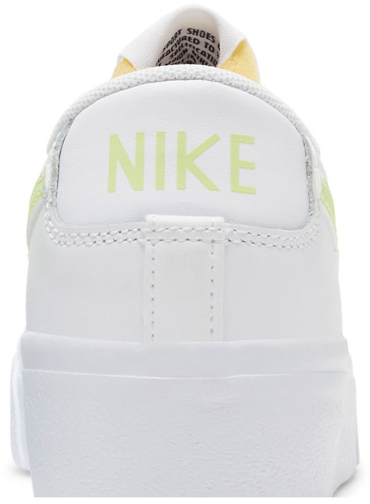 Nike Wmns Blazer Low Platform White Light Lemon Twist