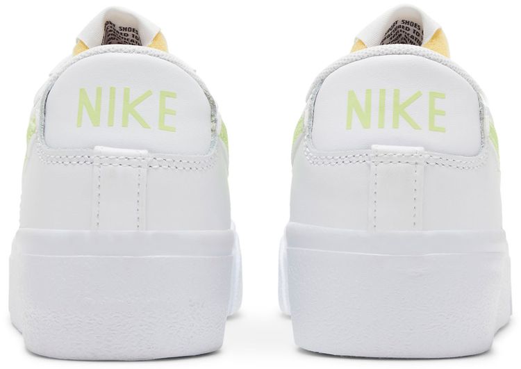 Nike Wmns Blazer Low Platform White Light Lemon Twist