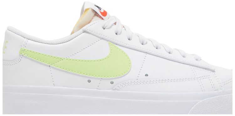 Nike Wmns Blazer Low Platform White Light Lemon Twist