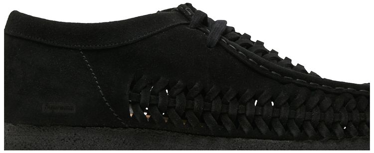 Supreme x Clarks Woven Wallabee Black