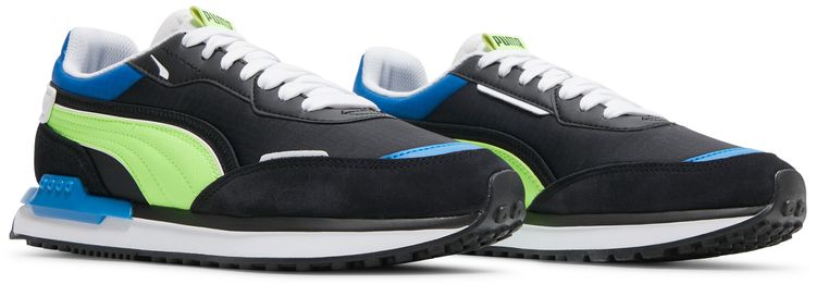Puma City Rider Electric   Black Green Glare