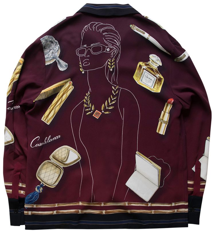 Casablanca Printed Day Pyjama Top Coiffeuse