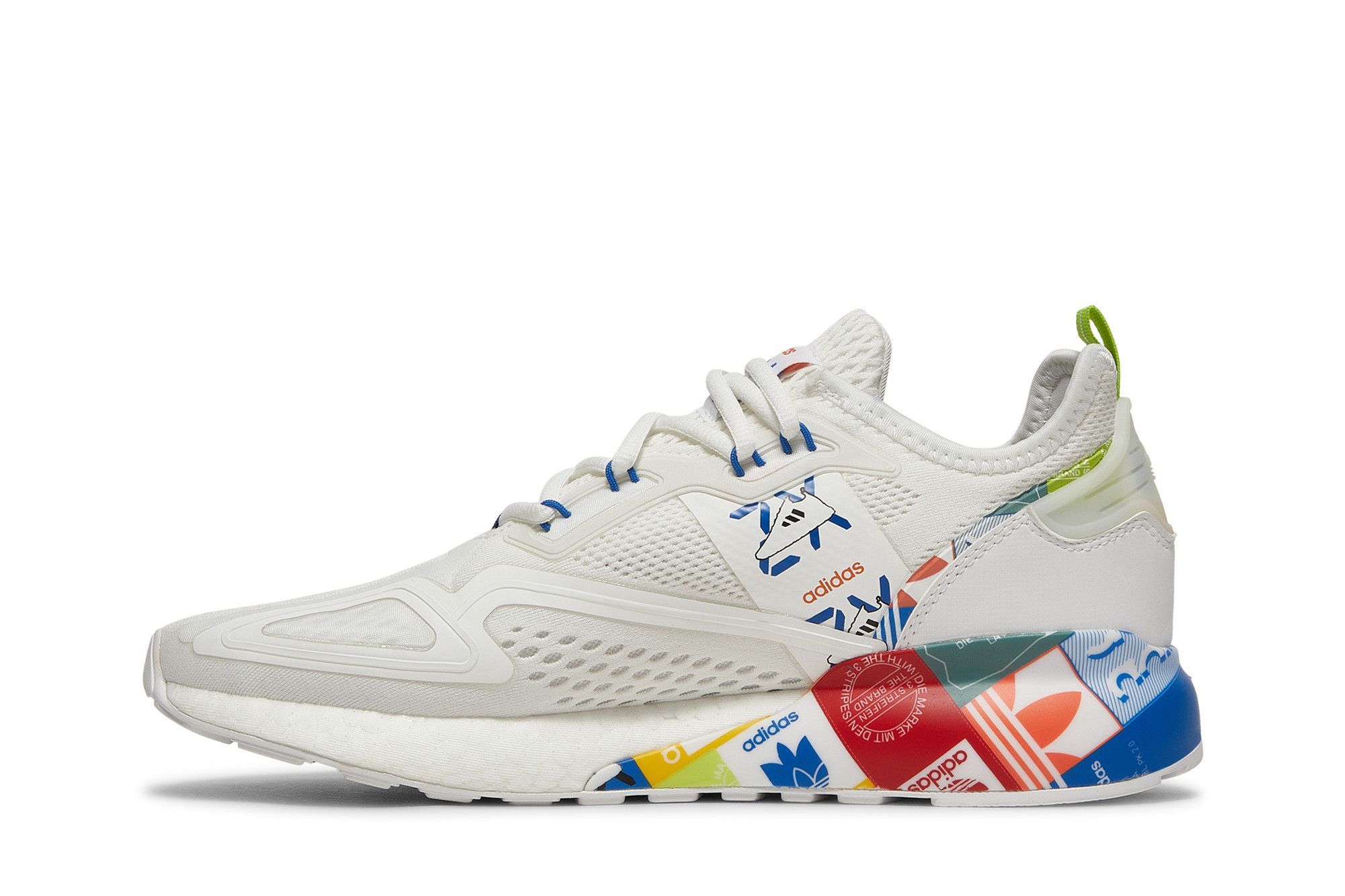 Buy ZX 2K Boost 'Multi-Color Logos' - GX2718 | GOAT