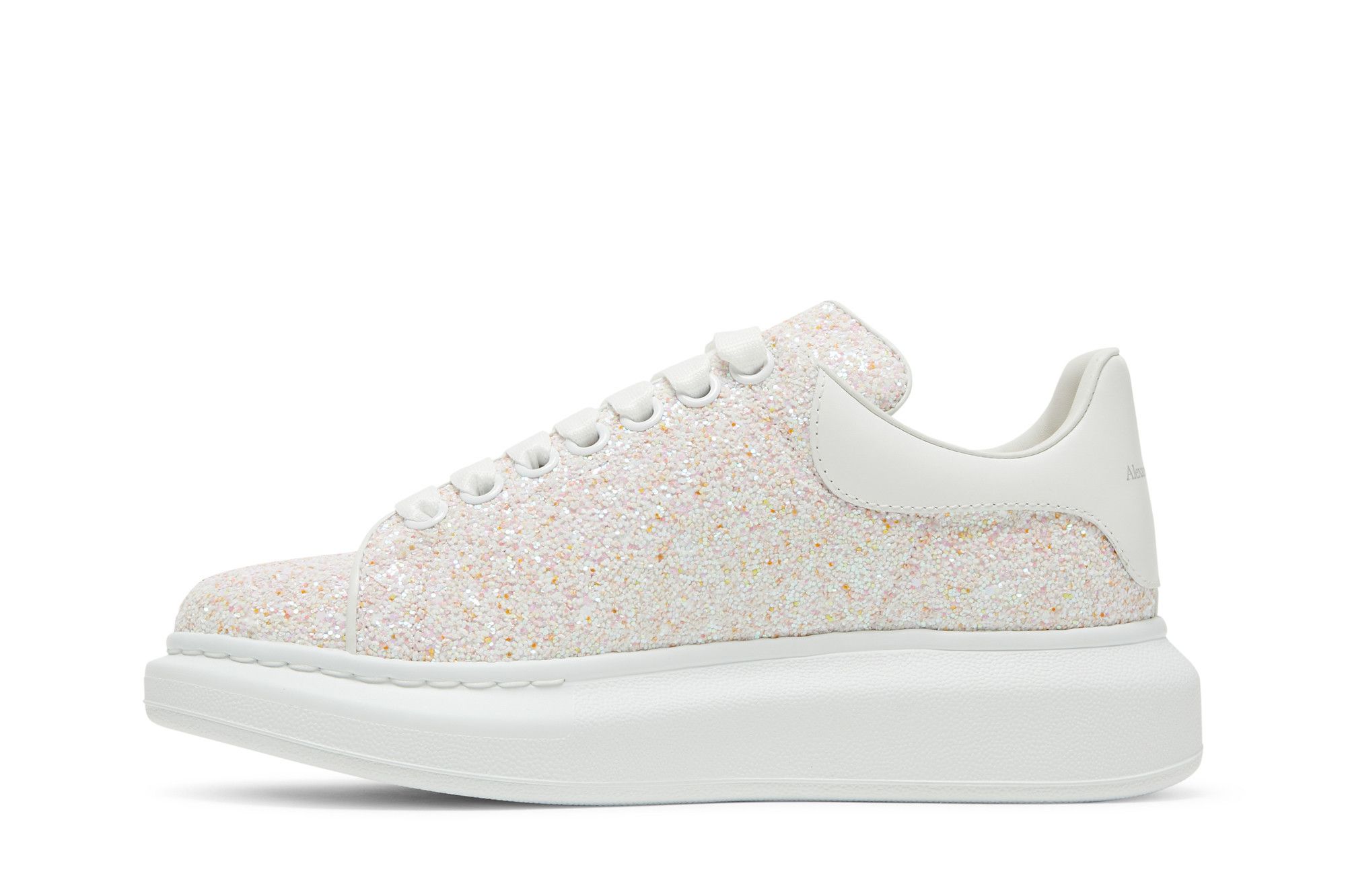 Buy Alexander McQueen Wmns Oversized Sneaker 'Pink Glitter